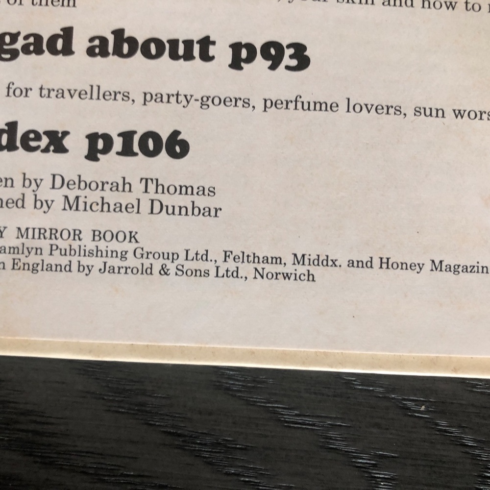 RARE VTG 1969 HONEY (Magazine) Book of Beauty HC~The Daily Mirror~ England - Picture 4 of 9